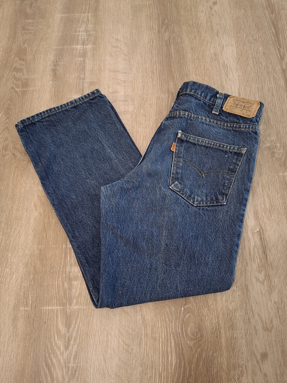 Vintage Levi's 919-0216 Orange Tab Husky Jeans Youth 32x27.5 *1299*